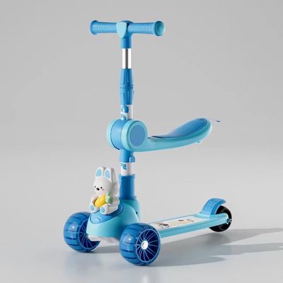 Durable 6km/H Kids 3 Wheel Scooter Toys Folding Scooter Customizable